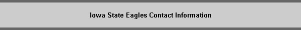 Iowa State Eagles Contact Information